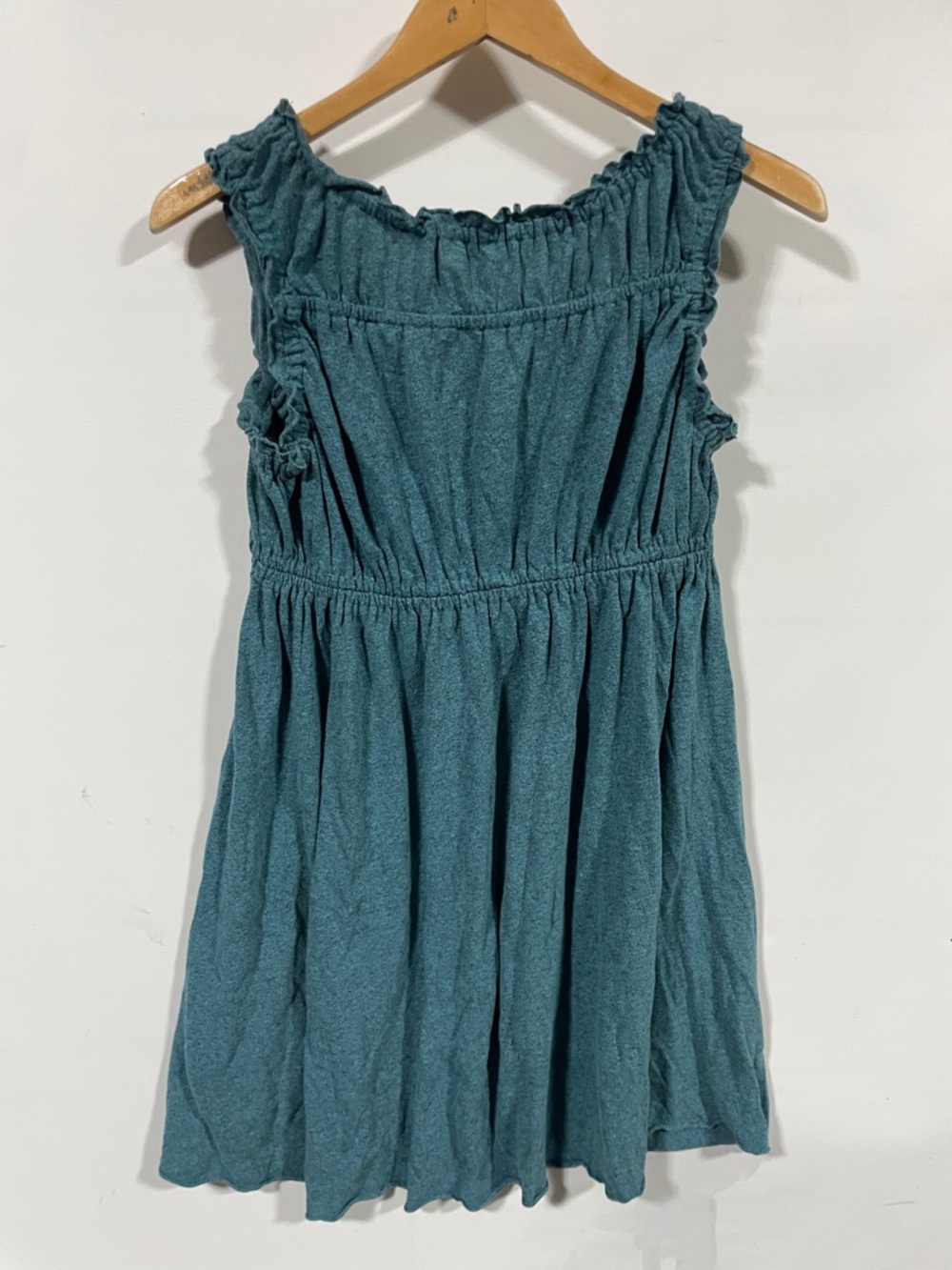 Free people Smocked Sleeveless Teal Sundress - Picture 4 of 4